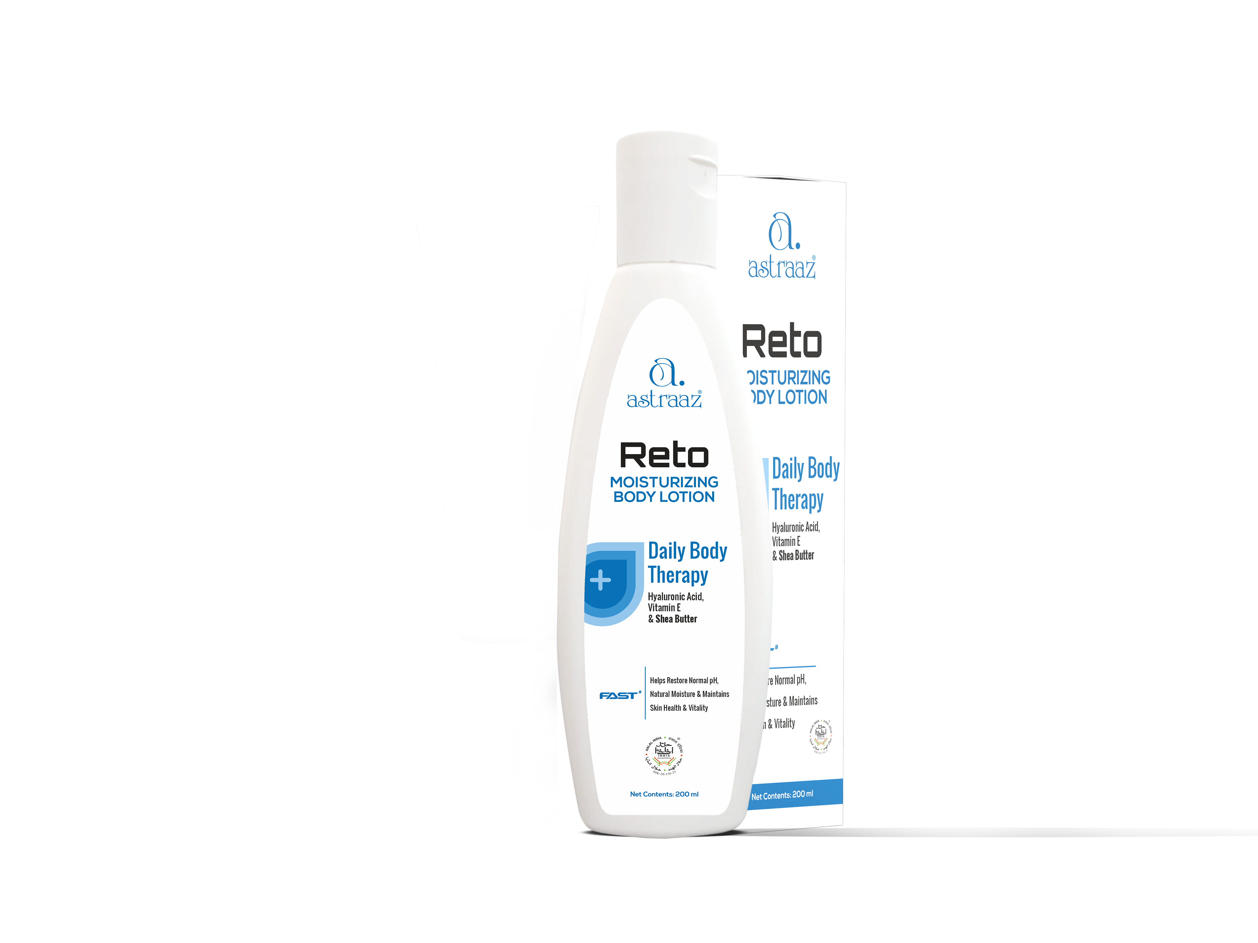 Astraaz Aazin Formulations Reto Moisturizing Lotion - Hydrating & Lightweight for All Skin Types