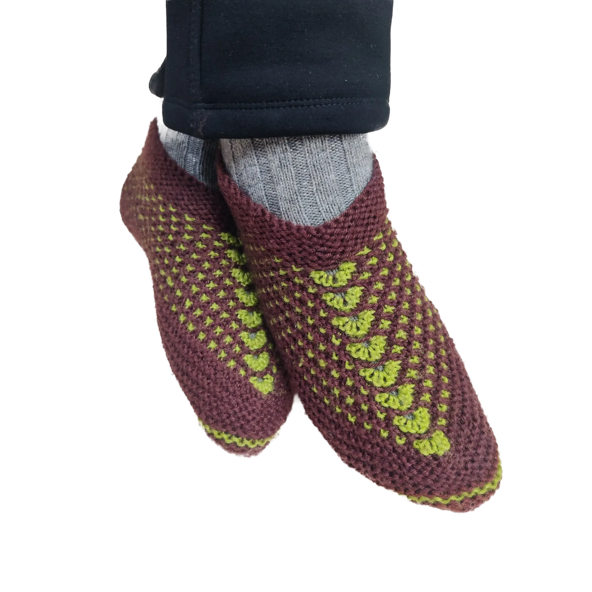 Handmade Kashmiri Premium Knitted Winter Socks