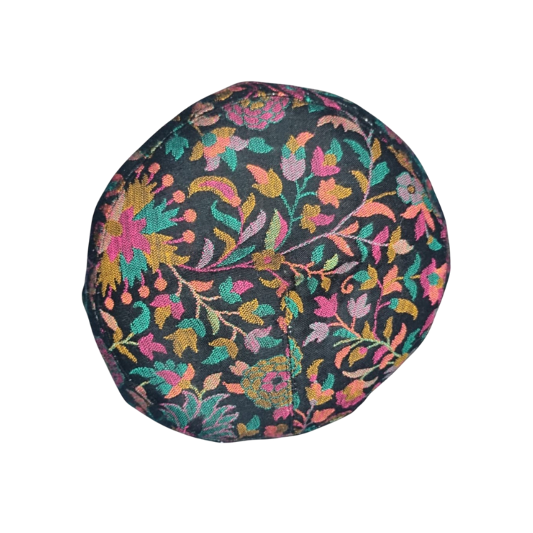 Kashmiri Kani Cap Black Color