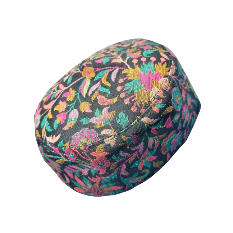 Kashmiri Kani Cap Black Color