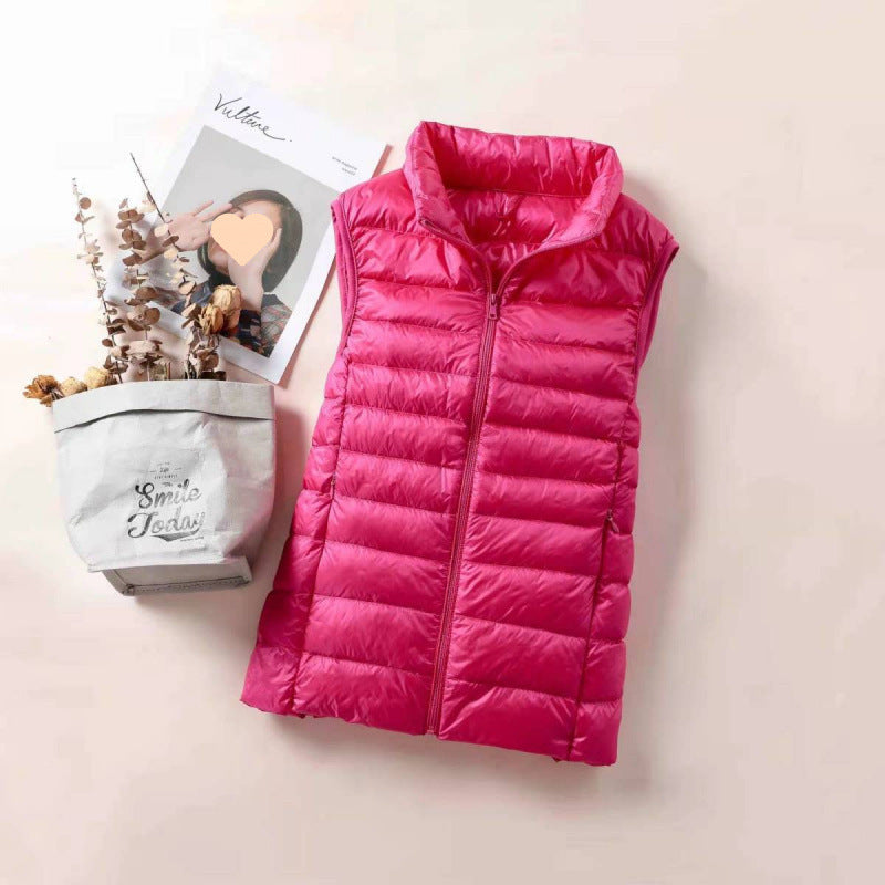 Down Close-fitting Fashion Casual Jacket Vest