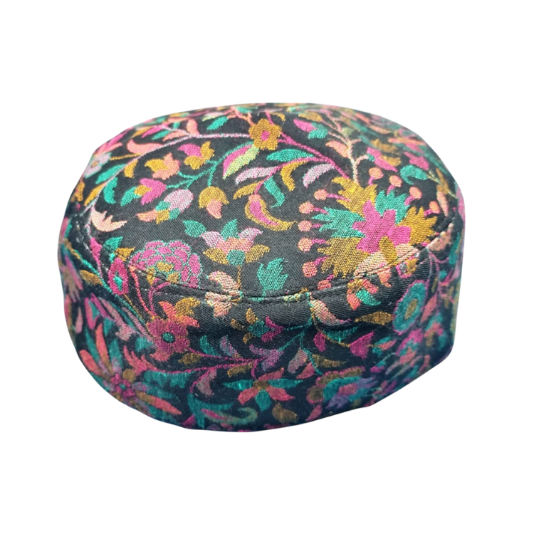 Kashmiri Kani Cap Black Color