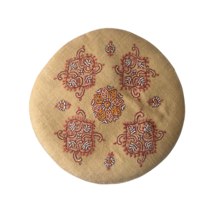 Pashmina Color Sozni Cap