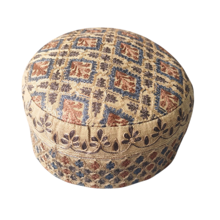 Kashmiri Machine Aari Work Cap