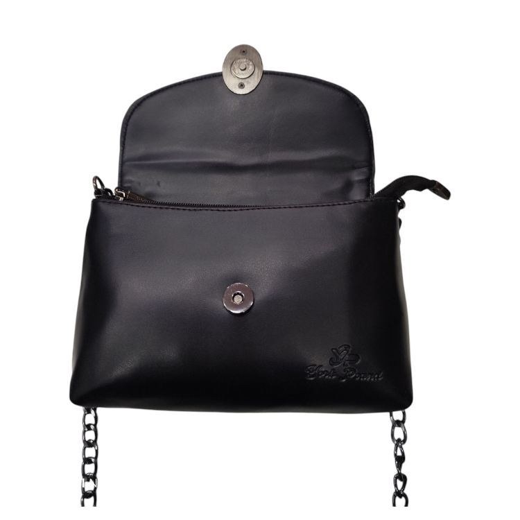 Kashmiri York Pound Hand Bag With Sling And Aari Work
