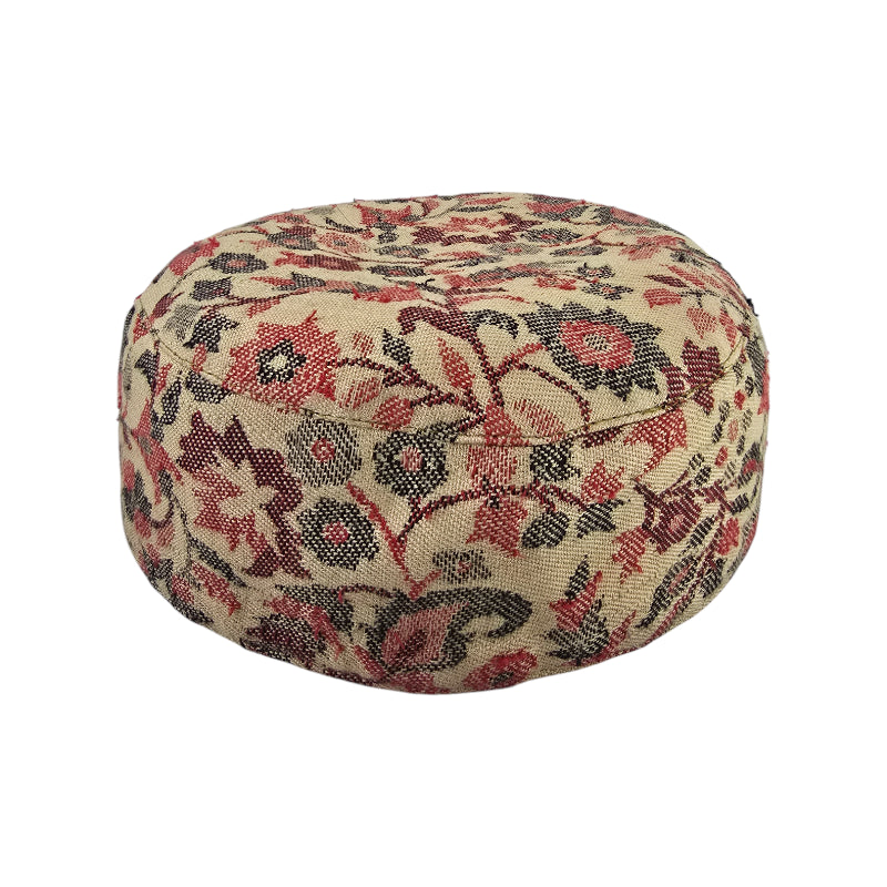 Voltiger Handwoven Kashmiri Kani Cap - Traditional Maroon Paisley Design