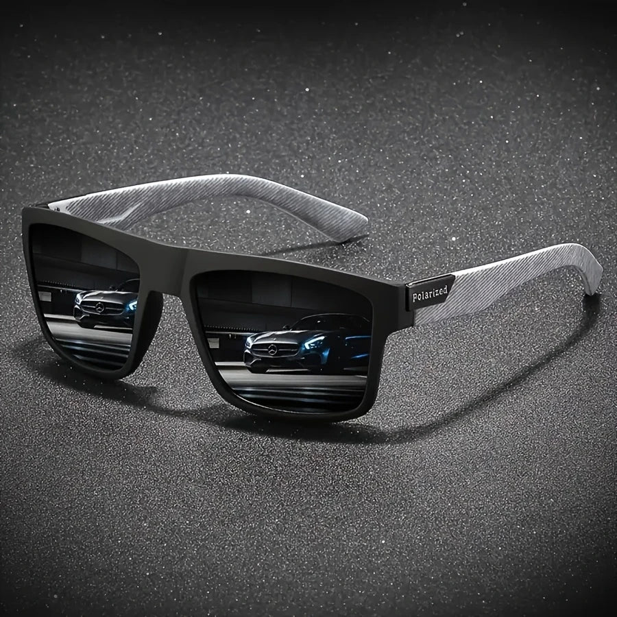 Square Colorful Hip-Hop Fashion Glasses, Perfect Gift for Everyday Stylish Accessories