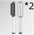 New 2 In 1 Hair Straightener Hot Comb Negative Ion Curling Tong Dual-purpose Electric Hair Brush