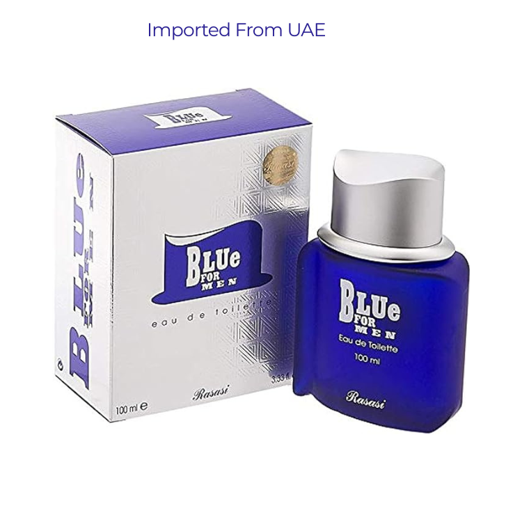 Blue For Men By Rasasi, Eau De Parfum, 100ML, Dubai imported