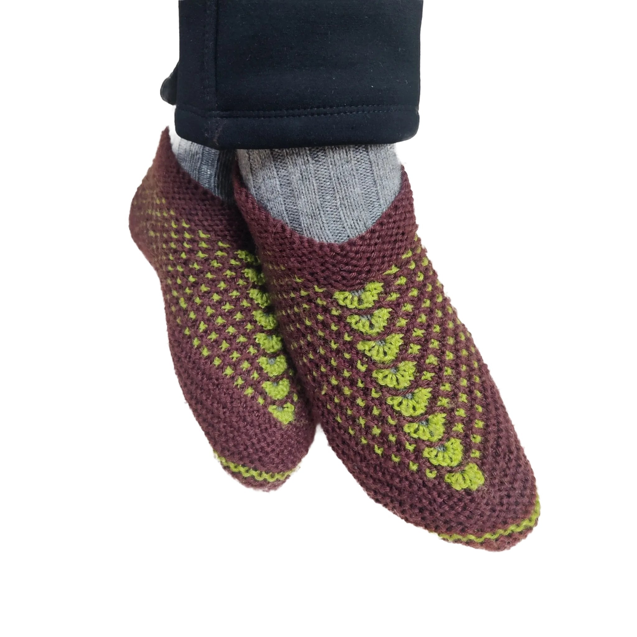 Handmade Kashmiri Premium Knitted Winter Socks