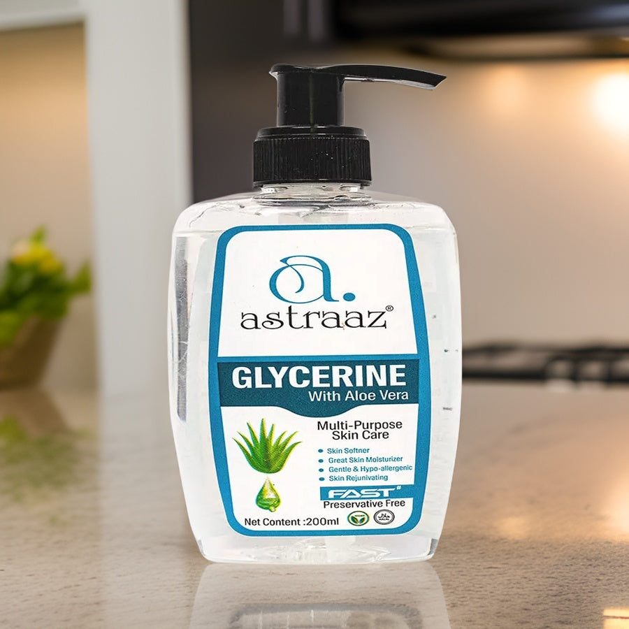 Astraaz Aazin Formulations Glycerine with Kashmir Rose Water - Hydrating, Anti-Aging, All Skin Types