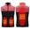 Intelligent Thermostatic Electric Heating Vest Waterproof Double-control Blouse