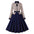 Color Effect Collar Hollow High-grade Houndstooth Patchwork Ruffled Waist-tight Autumn And Winter Long Sleeve Retro Dress