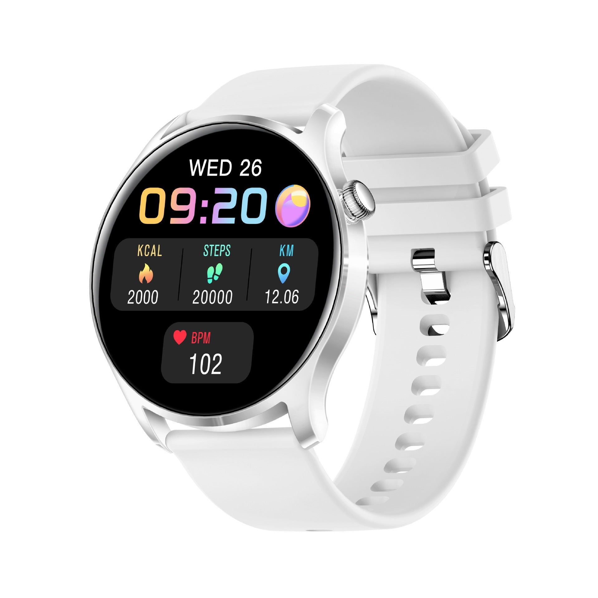 Smart Full Touch Multi-function Heart Rate Blood Pressure Monitoring sports Bluetooth Watch