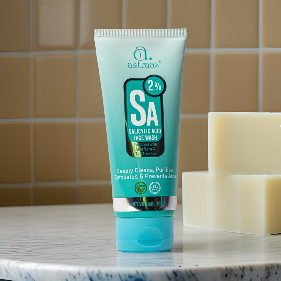 Astraaz SA 2% Salicylic Acid Face Wash - Dermatologist Prescribed