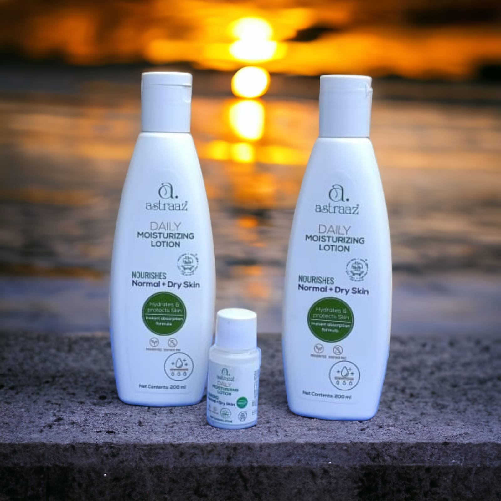 Astraaz Daily Moisturizing Lotion with Shea Butter, Aloe Vera & Vitamin E, Quick Absorbing, for Dry Skin