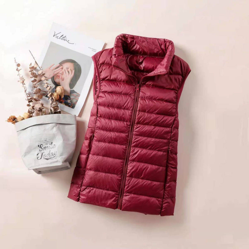 Down Close-fitting Fashion Casual Jacket Vest