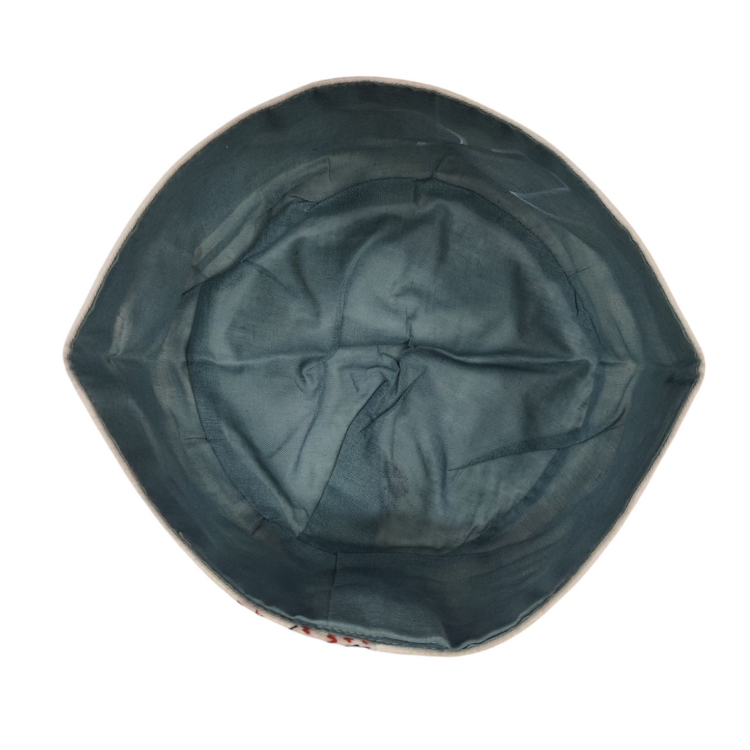 Kashmiri Sozni Cap White Colour