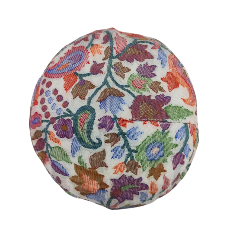 Kashmiri Kani Cap White Colour