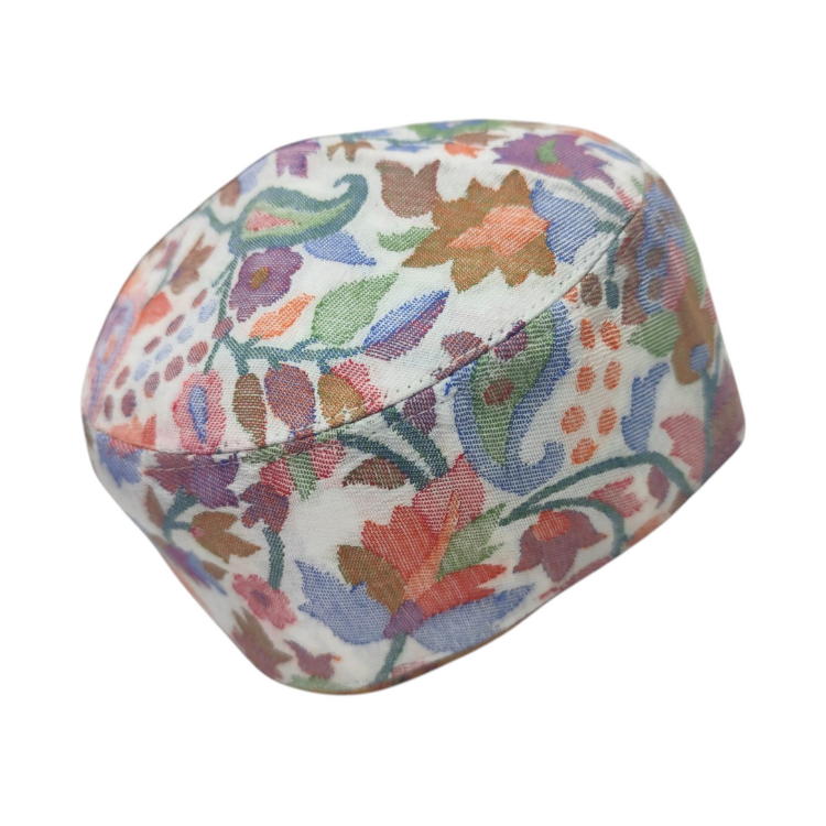 Kashmiri Kani Cap White Colour