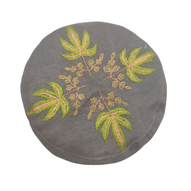 Kashmiri Sozni work - Hand embroidered Chinar Design