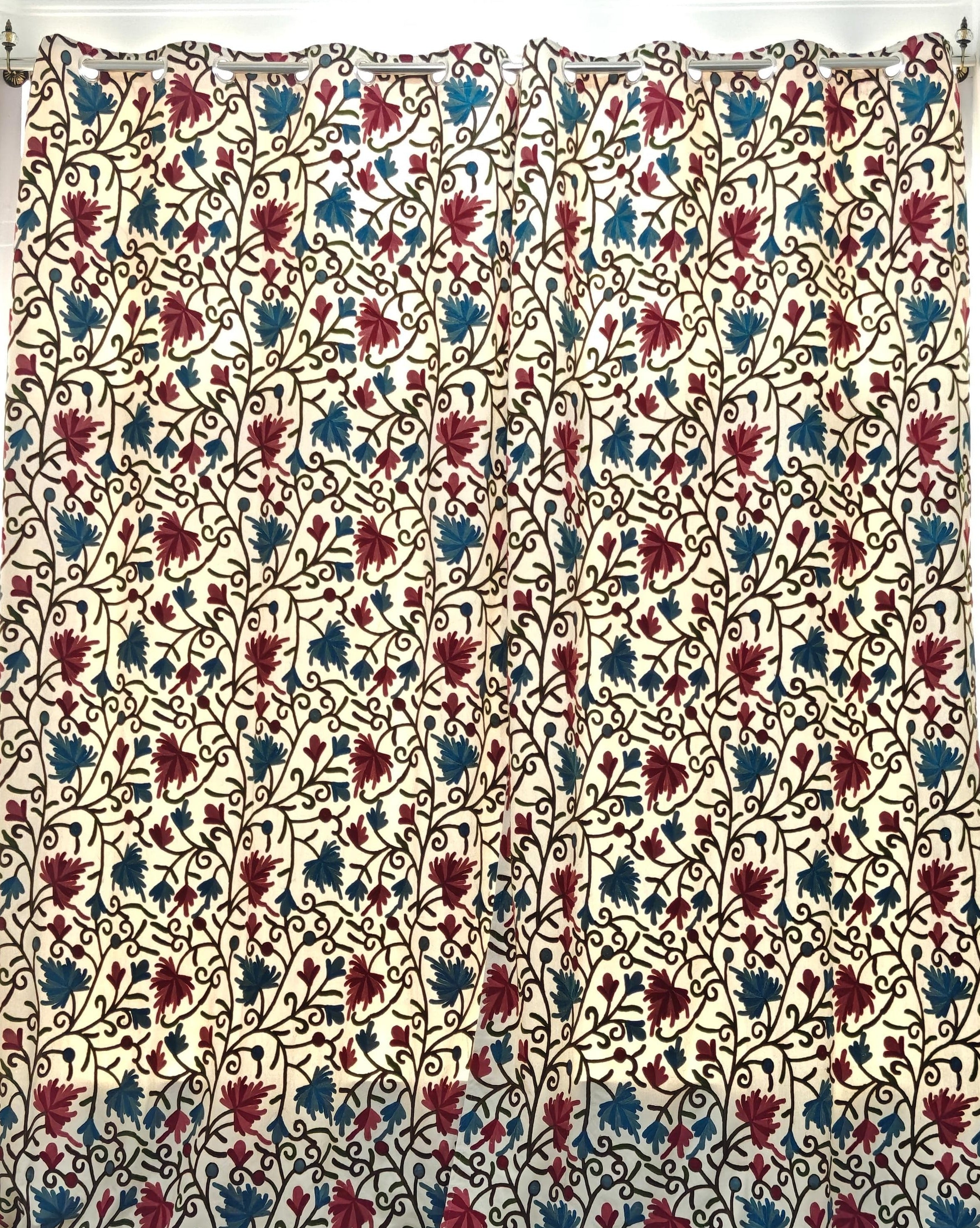 Kashmiri Veil Of Chinar Curtains