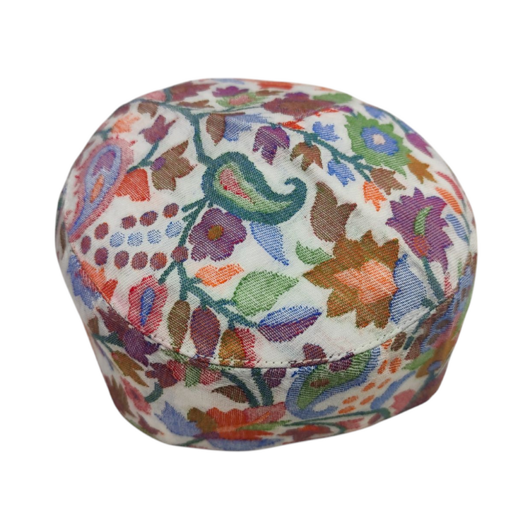 Kashmiri Kani Cap White Colour