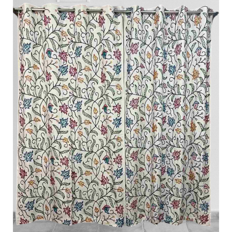 Hand Work Kashmiri Curtains